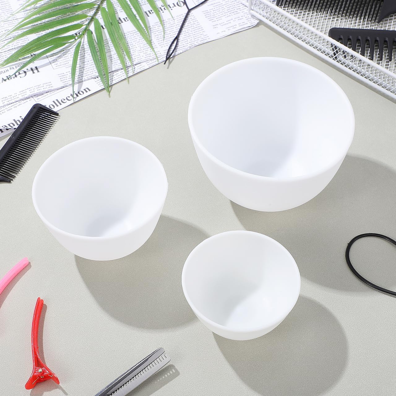 Face Mask Silicone - Set di 3 ciotole in silicone