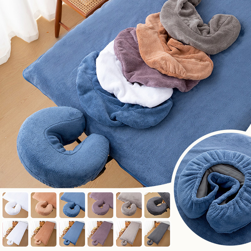 Wellness Spa And Massage - Lenzuola in pile corallo per lettini