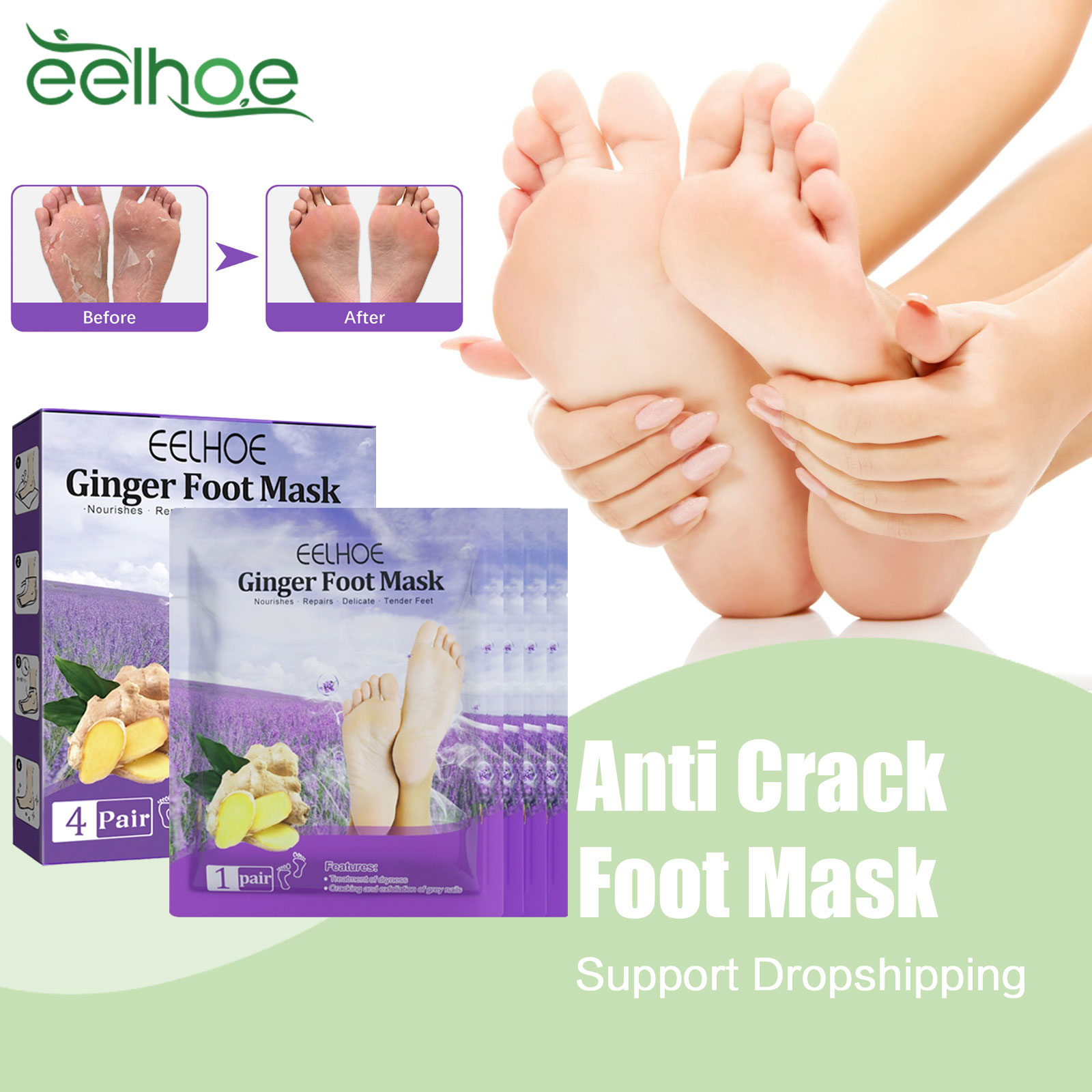Foot Mask Peeling - Maschera esfoliante per i piedi rimuovi