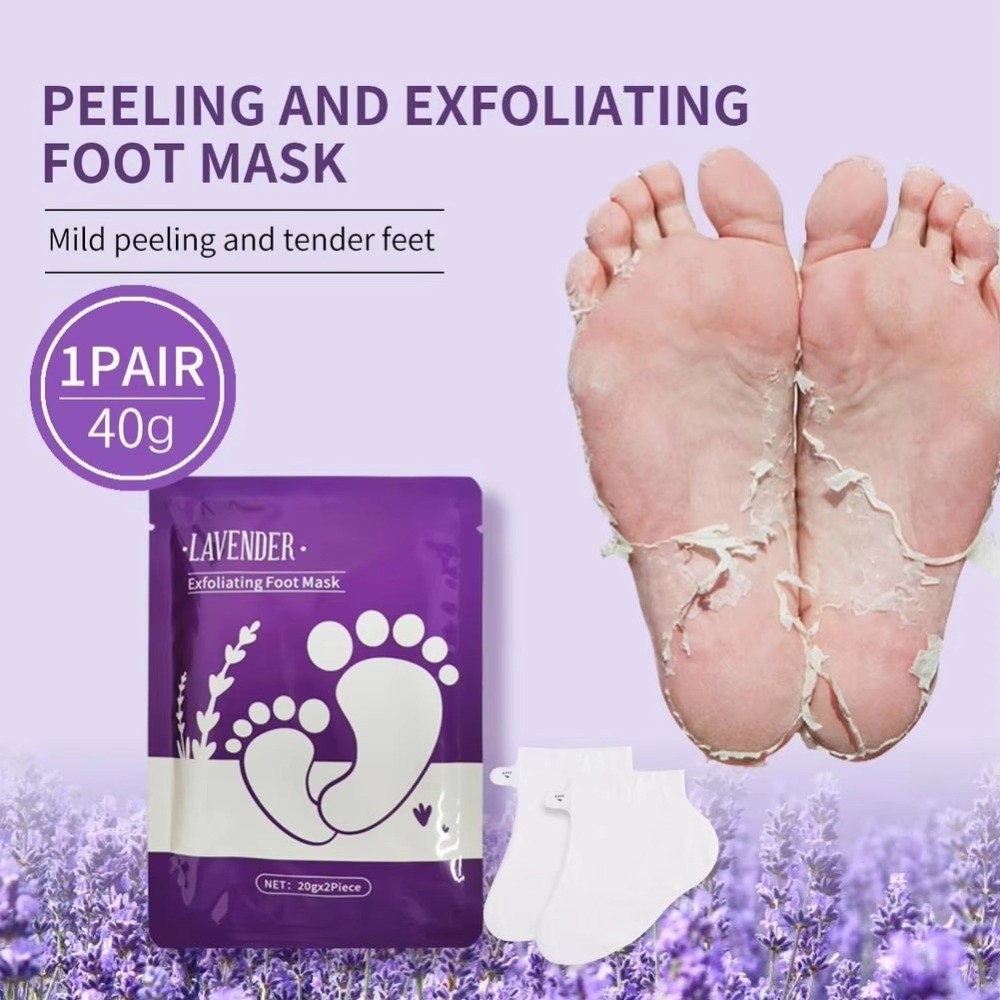 Foot Mask Peeling - Maschera Esfoliante per Piedi alla Lavanda,