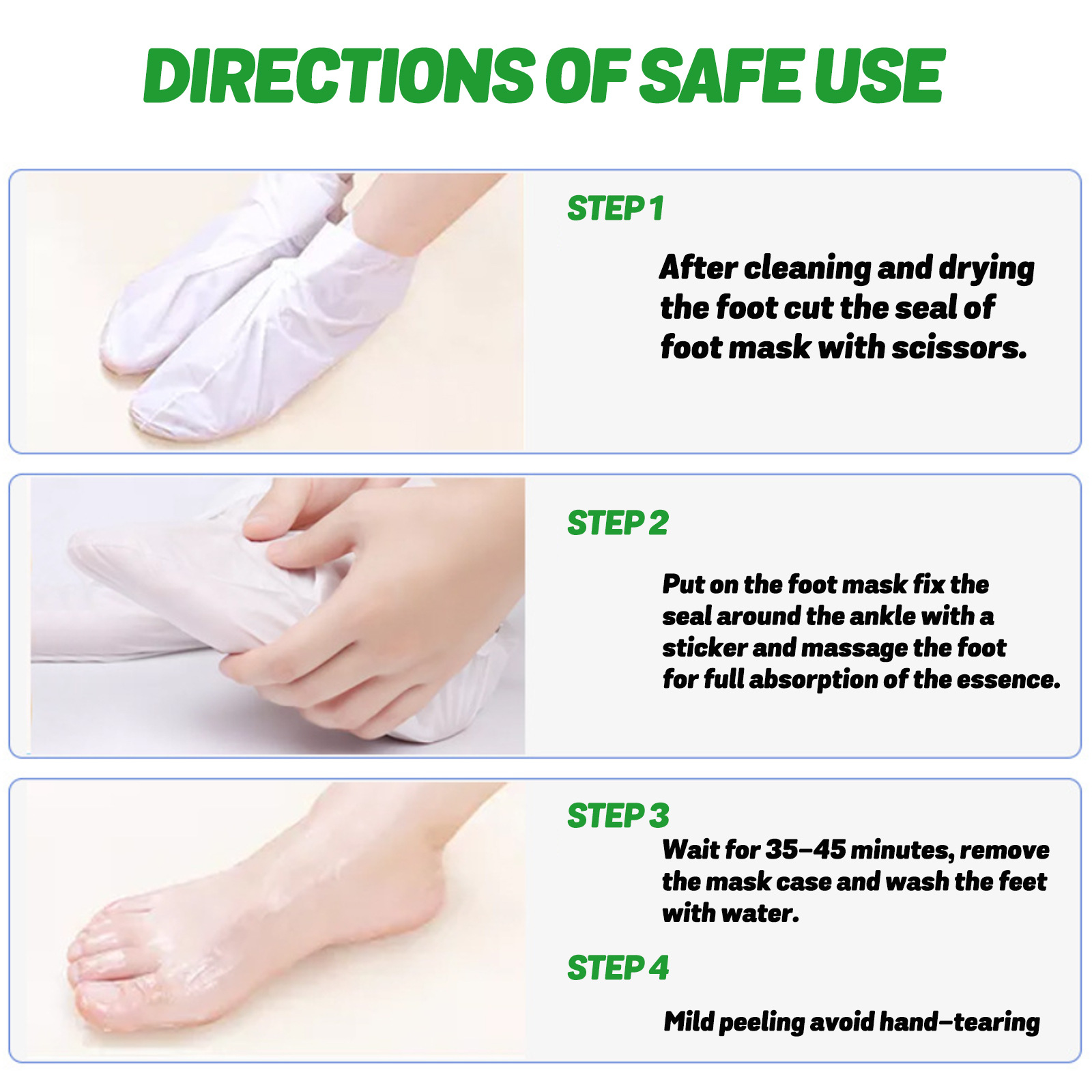 Maschera per i piedi all'aloe  - Foot Mask Peeling recensione e prezzo