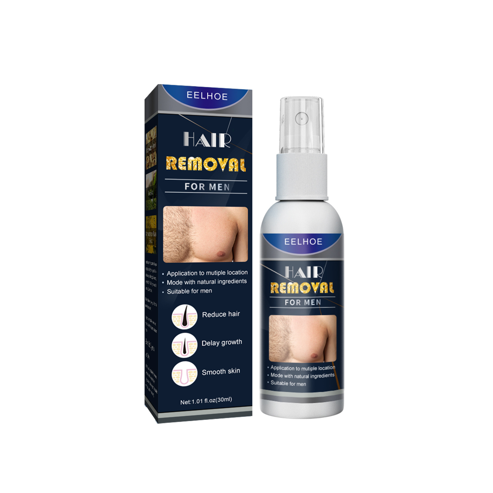 EELHOE 30ML Spray per la depil - Hair Removal Cream recensione e prezzo